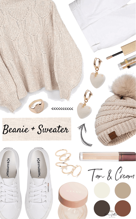 beanie + sweater