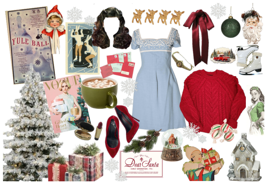vintage Christmas outfit