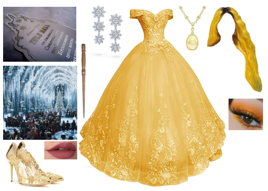 Harry Potter - Hufflepuff OC Yule Ball Outfit