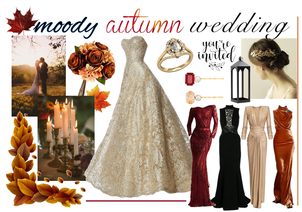 Moody Autumn Wedding