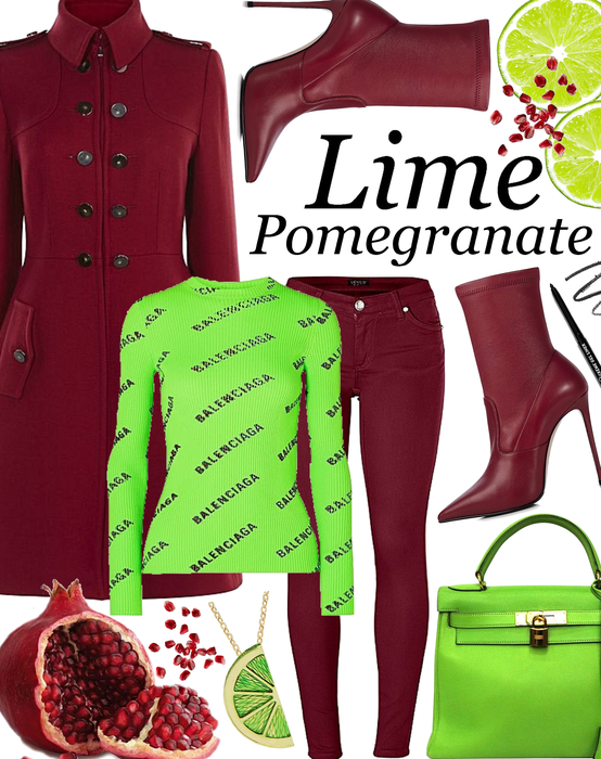 SUMMER 2020: Lime Pomegranate Style