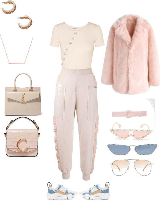 cute , soft fall outfit 🧸🍂☕️