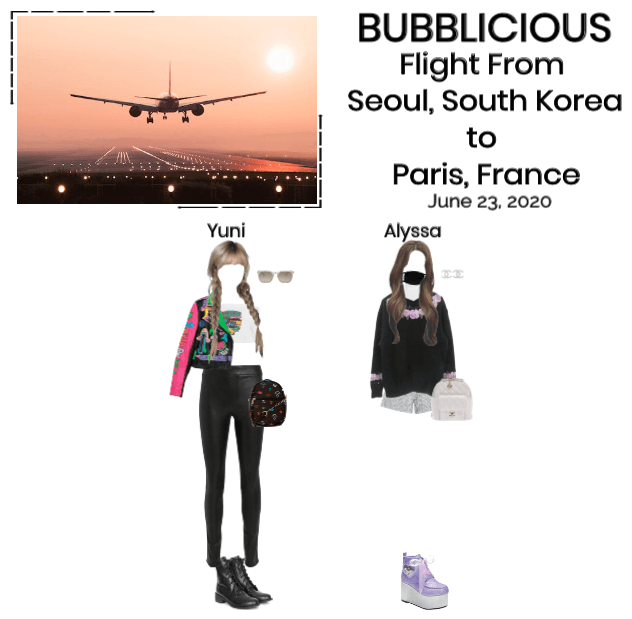BUBBLICIOUS (신기한) Flight From Seoul To Paris