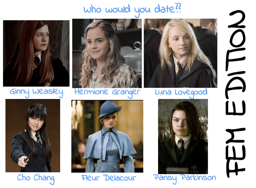 Who Would You Date?? (Fem Edition)