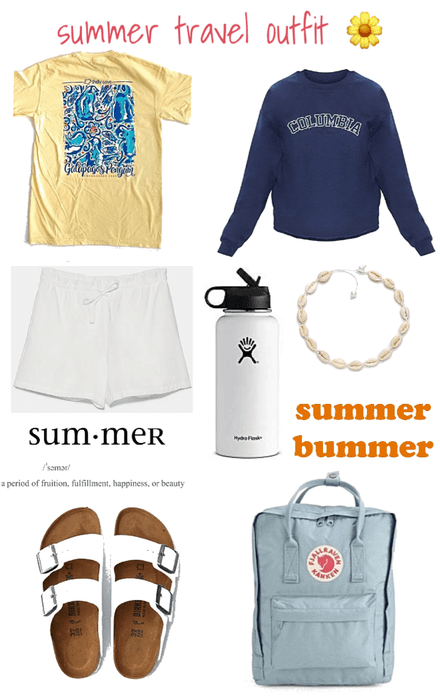 summer travel outfit