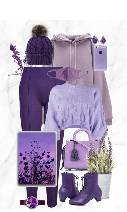 Shades of Purple and Lavender