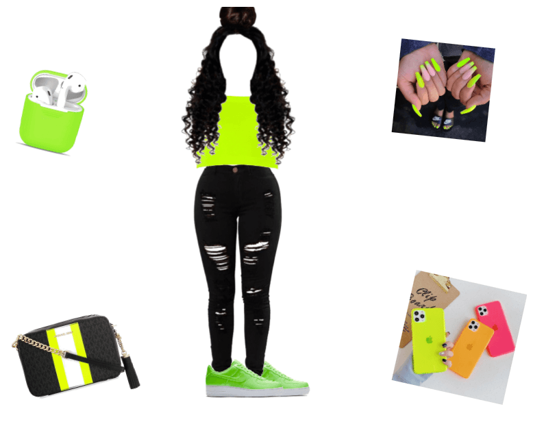 neon outfit xx