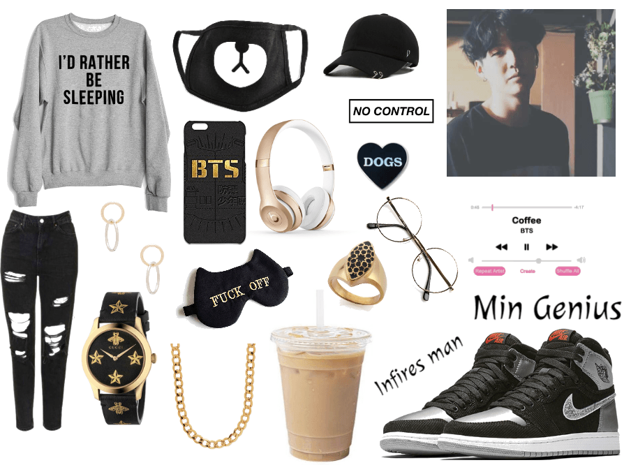 Min Yoongi inspired outfit