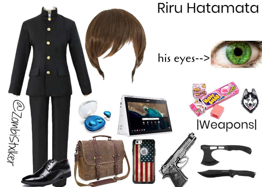 Shadow Hunter Oc: Riru Hatamata's school uniform (human)