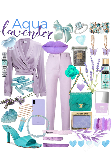 Lavender and Aqua