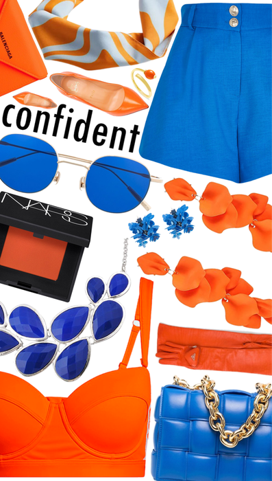 Confidence in Orange and Blue💙🧡