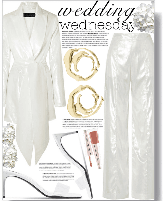 wedding wednesday: modern bridal suit