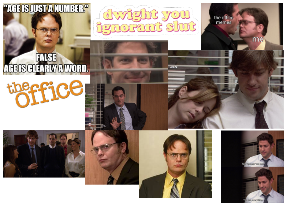 i just got done watching The Office for the 14´th