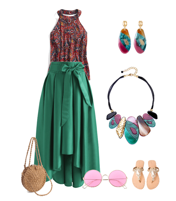 Boho Bohemian Style Outfit for your vacation