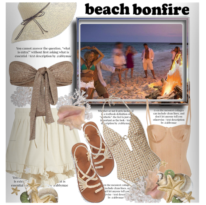 Summer Beach Bonfire