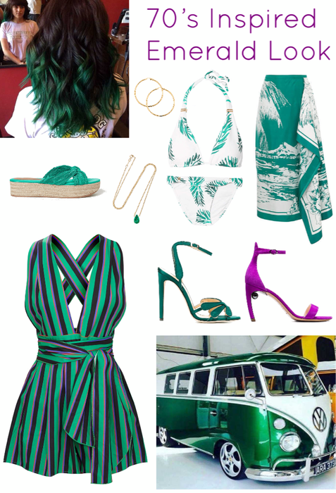 70’s Inspired Emerald Look