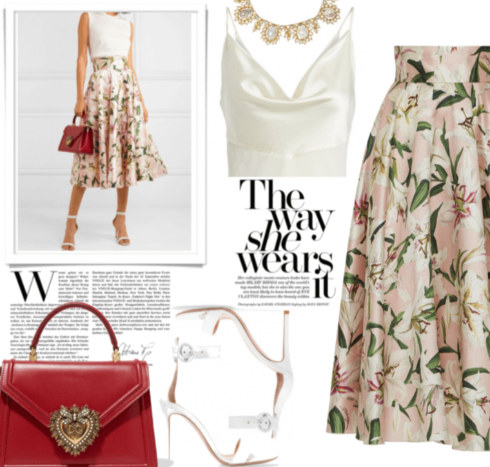 How to Style a Floral Skirt
