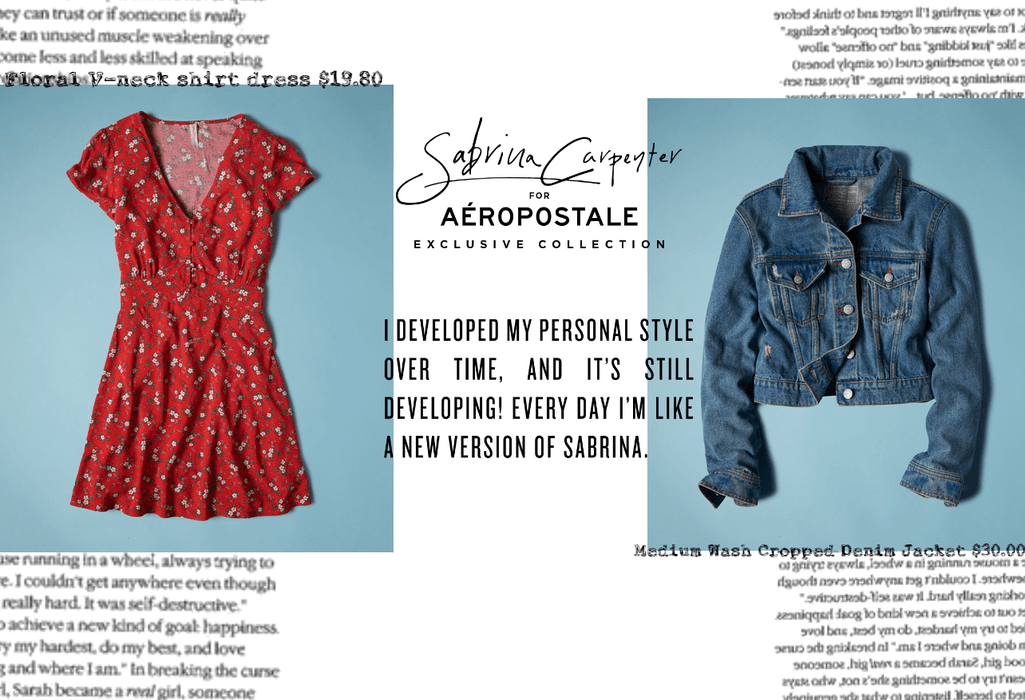 The Sabrina Carpenter Collection for Aeropostale