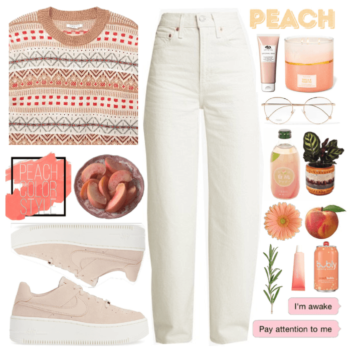 We love peach color