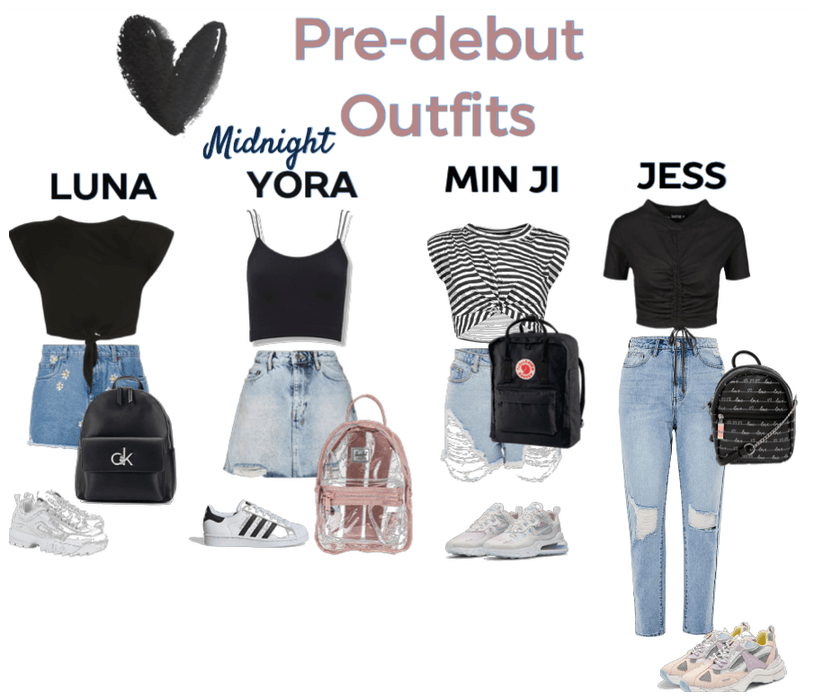 Pre-debut outfit (midnight)