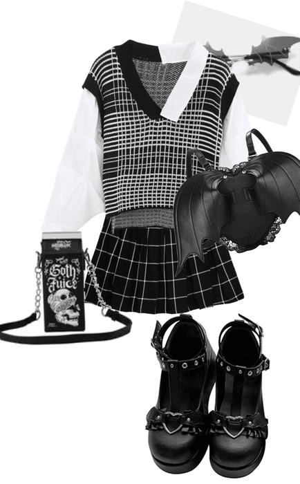 Mall goth outfit <3