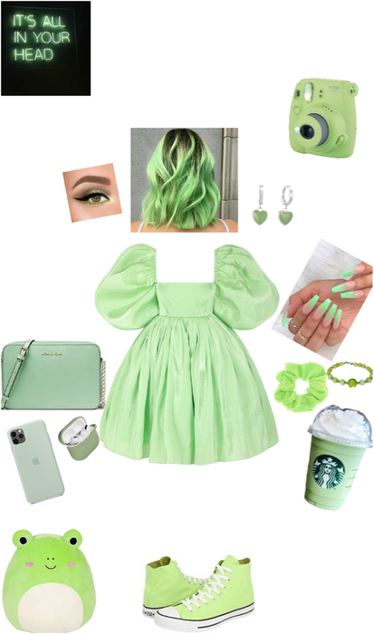 Light green outfit