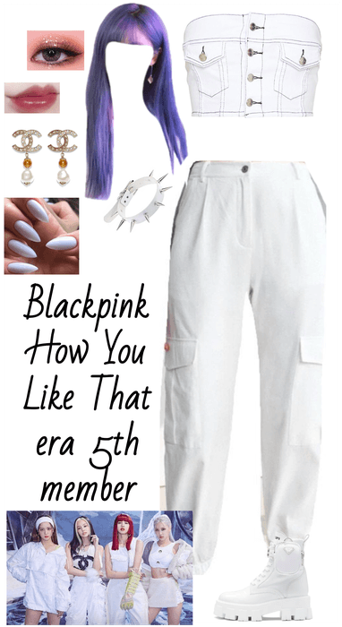 Blackpink HYLT era 5th member (white ver)
