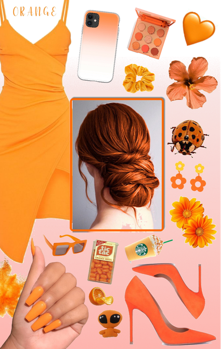 orange dress 🧡