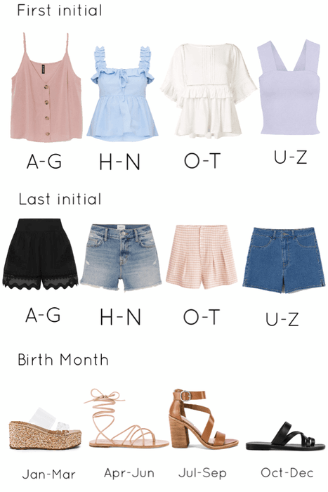 Build A Summer Outfit!