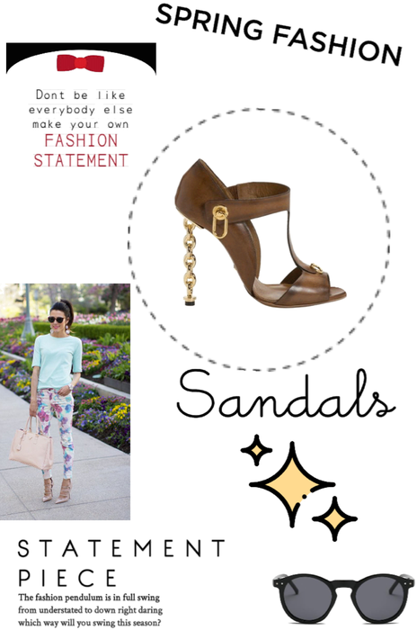 statement sandals