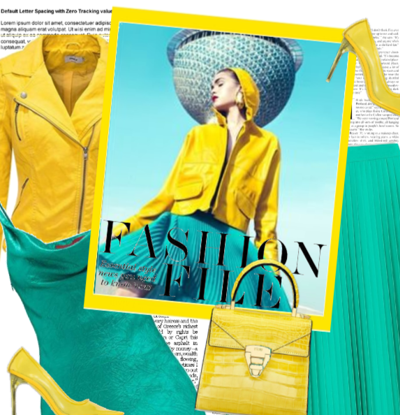 TURQUOISE AND YELLOW