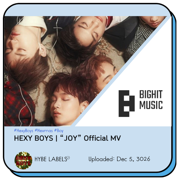 Hexy Boys "JOY" Official MV | Thumbnail