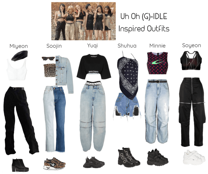 Uh Oh (G)-IDLE Inspired Outfits