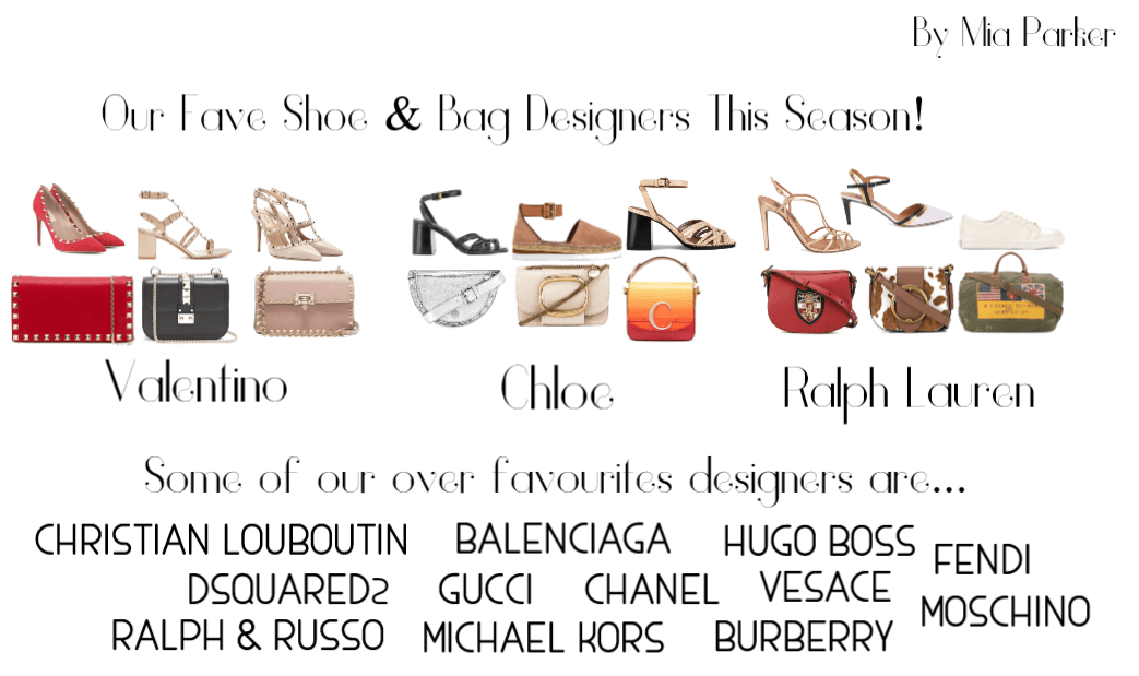 Our fave shoes & bag designers this season!