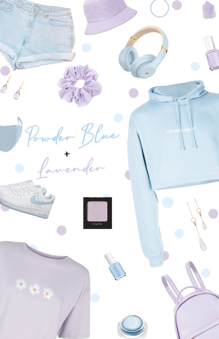 💙 Powder Blue + Lavender 💜