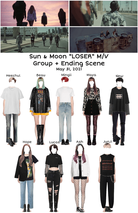 Sun & Moon 𝐌𝐀𝐃𝐄 Series “LOSER” M/V Group + Ending Scene