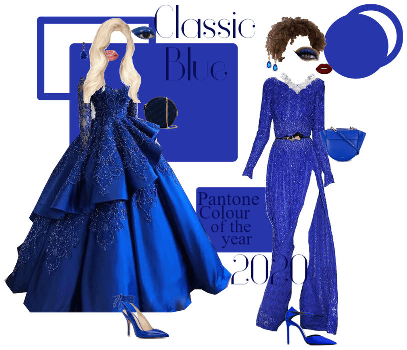 Pantone Colour of the Year - Classic Blue Gowns