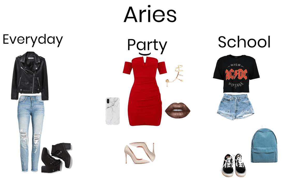 look for Aries -Signs fashion