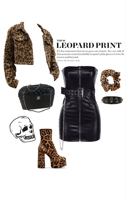 leopard&leather