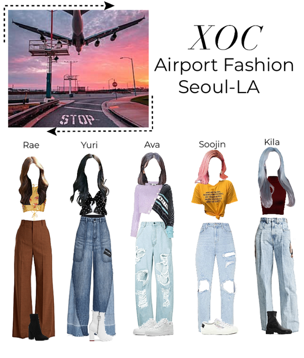 Seoul-LA Airport fashion