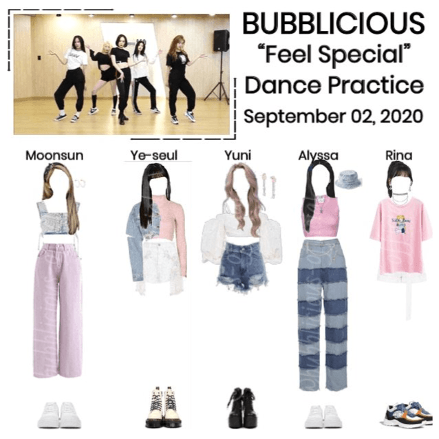 BUBBLICIOUS (신기한) “Feel Special” Dance Practice