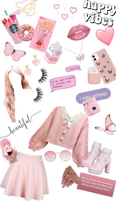 pink outfit aesthetic