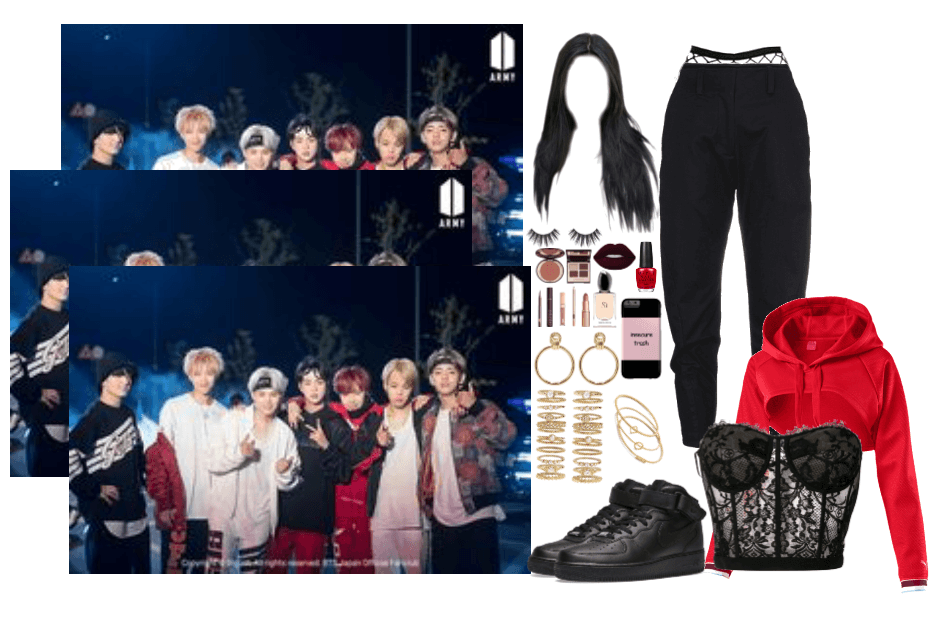 the 8th member: Mic Drop outfit4