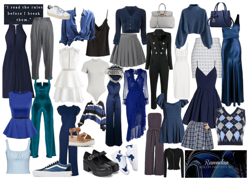 Mood Board of a Ravenclaw