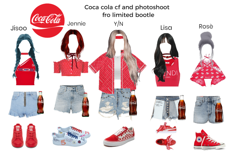 Coca Cola cf and photoshoot for limited bottle
