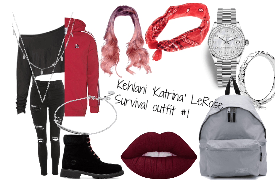 Kehlani 'Katrina' LeRose Survival outfit #1