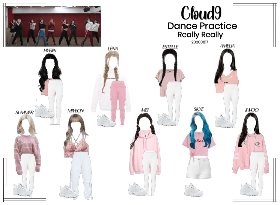 Cloud9 (구름아홉)| Really Really Danc Practice | 81720