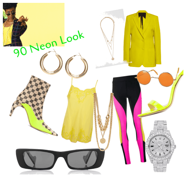 #90 Neon Looks