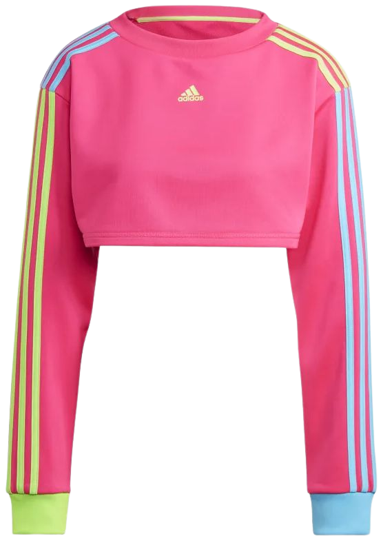 adidas adidas Kidcore Cropped Sweatshirt - Pink | Women\'s Training | adidas  US | ShopLook