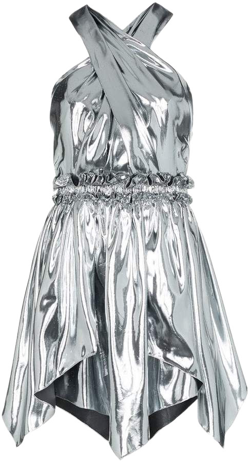 isabel marant Kary metallic mini-dress | ShopLook